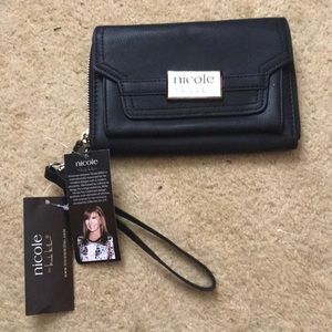 NWT black wristlet